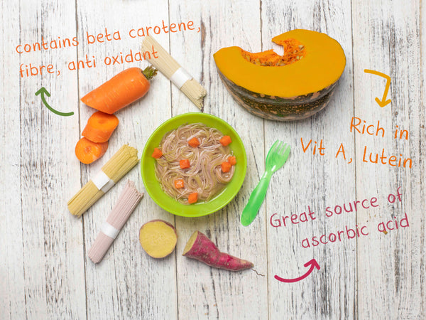 The Foodiepedia Organic Baby Noodle - Root Harvest